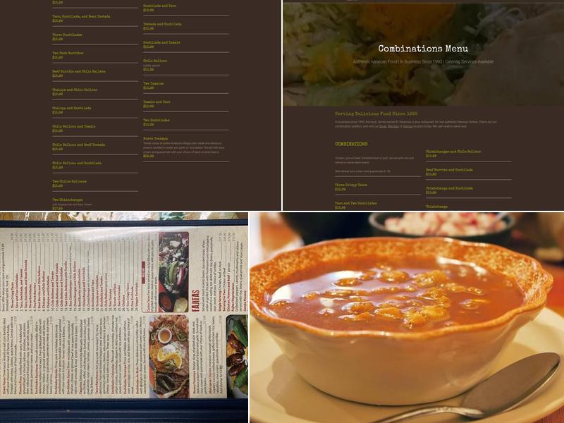 El Tenampa Mexican Grill & Cantina Menu