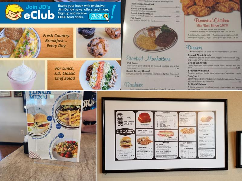 Jim Dandy Family Restaurant Menu