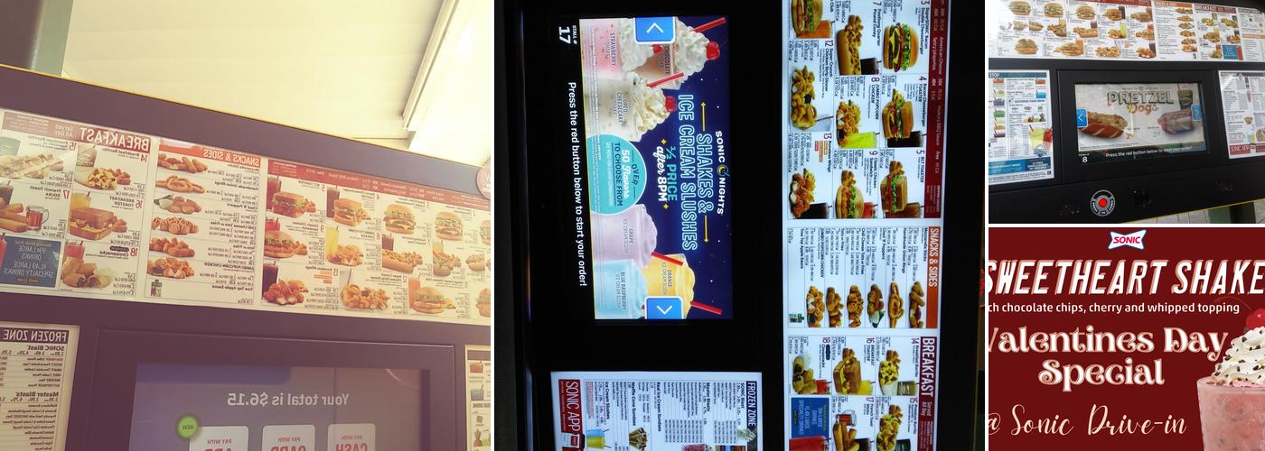Sonic Drive-In Menu