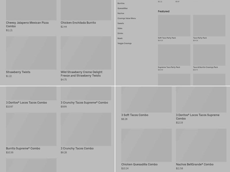Taco Bell Menu