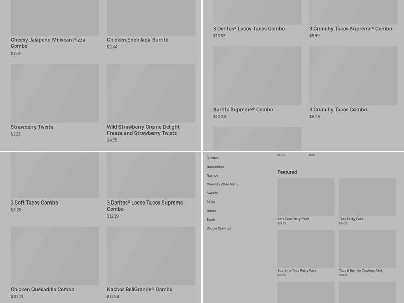 Taco Bell Menu