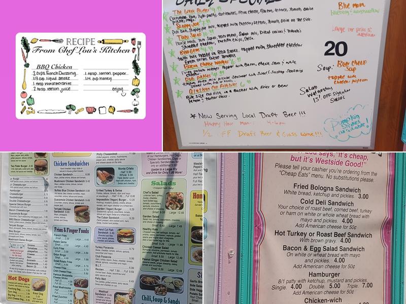 Westside Drive In Menu