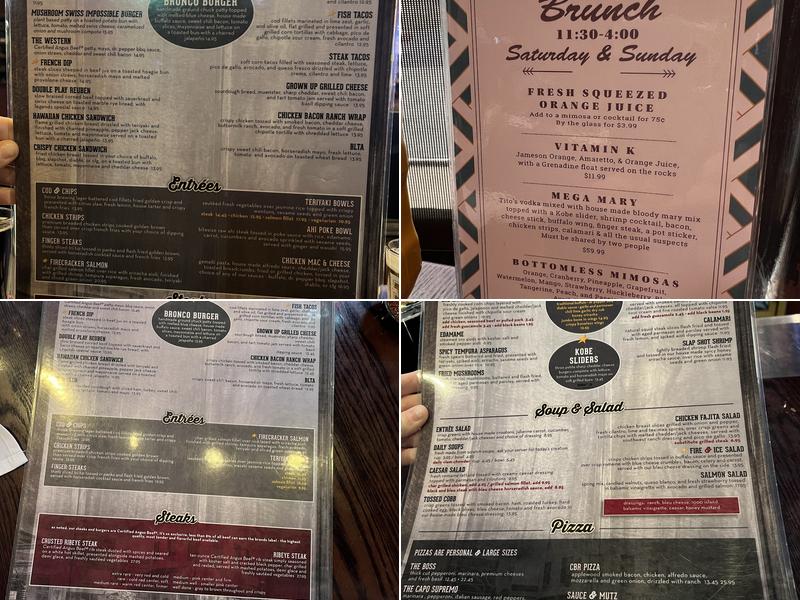 Legends Pub & Grill Menu