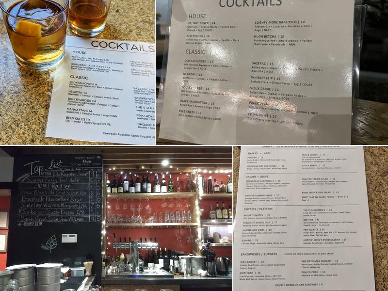 Saint Lawrence Gridiron Menu