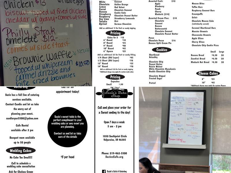 Suzie's Cafe & Catering Menu