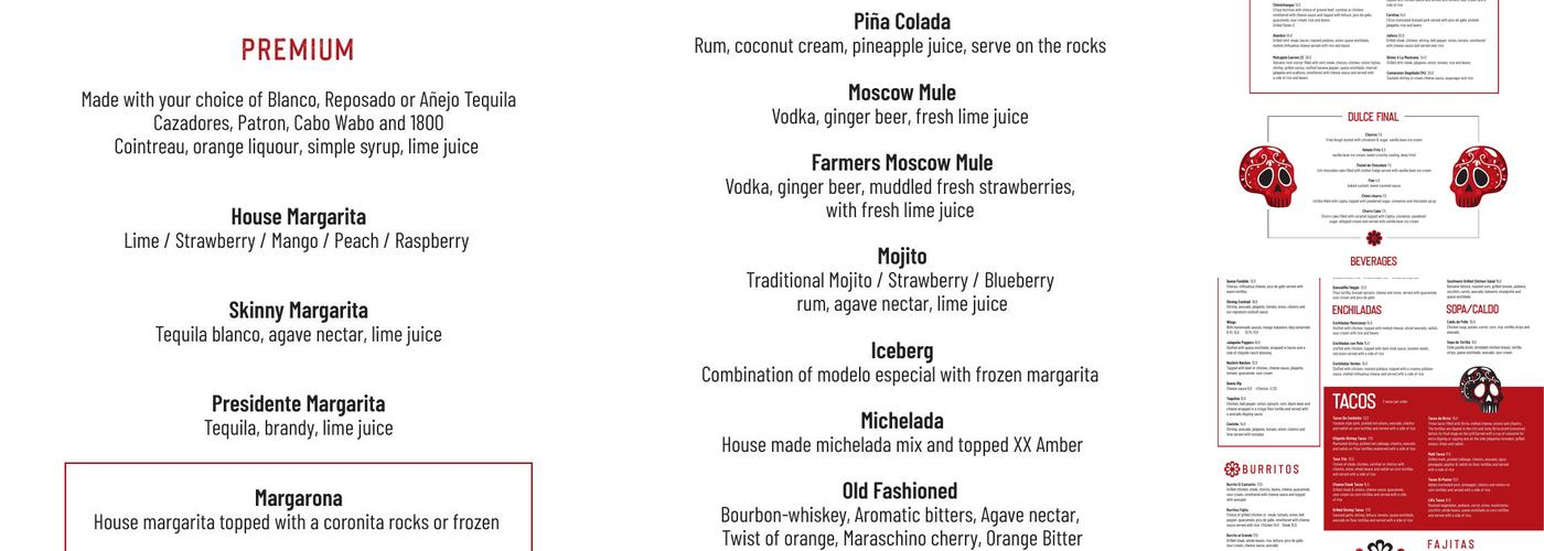 El Cantarito MC Menu