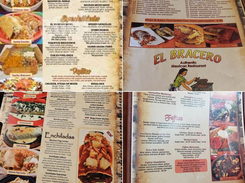 El Bracero of Michigan City Menu
