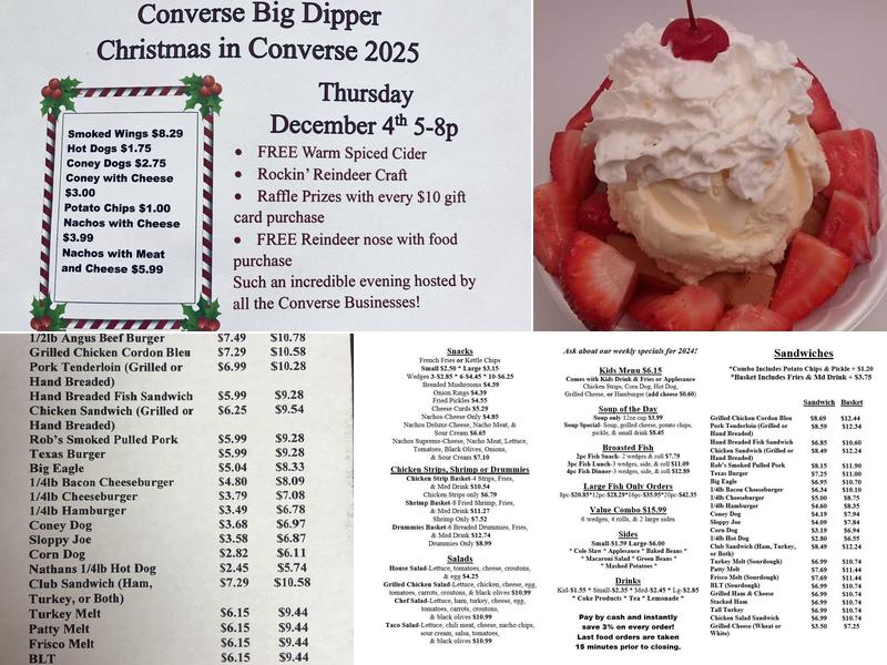 Converse Big Dipper Menu