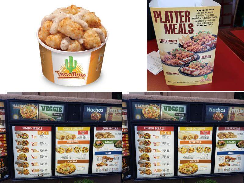 Taco Time Menu