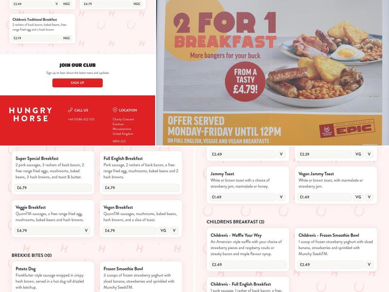 Strawberry Field Menu