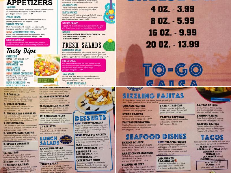 Mi Jefe Menu