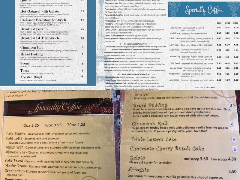 Café De Coco Menu