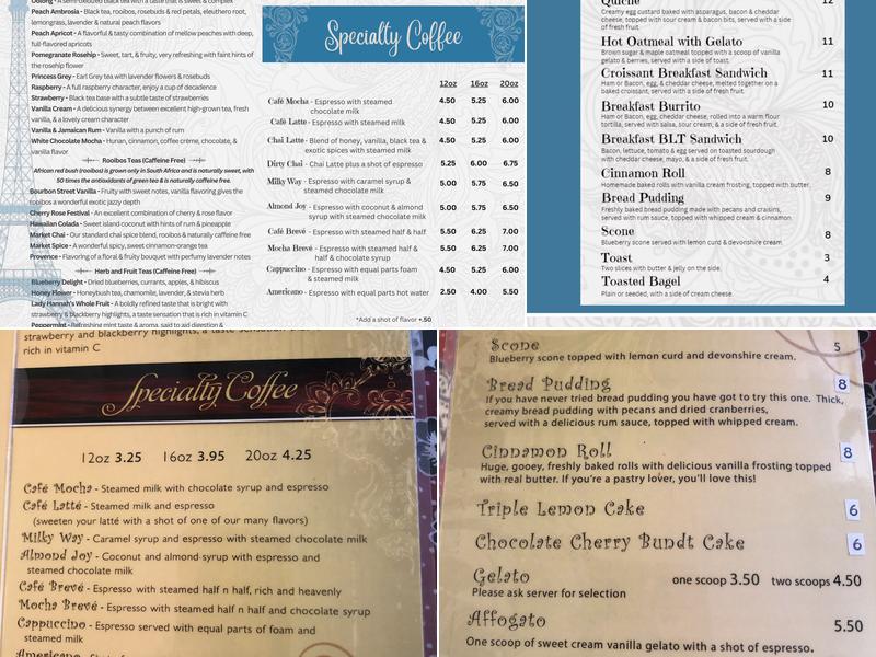 Café De Coco Menu