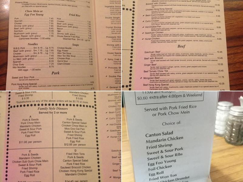 Midway Lunch Menu