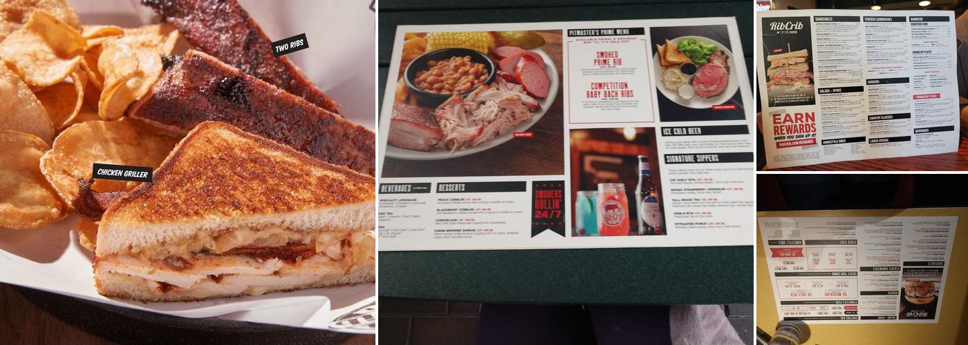 RibCrib BBQ Menu