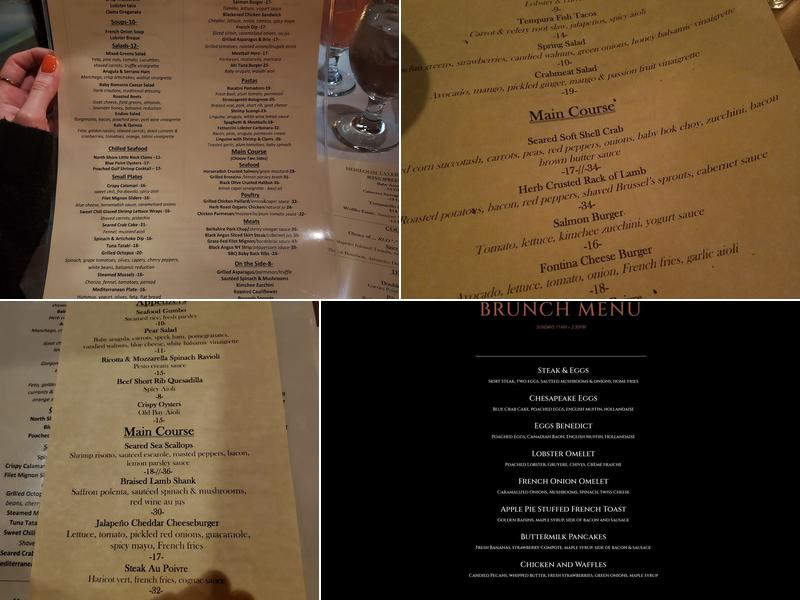 Heirloom Tavern Menu