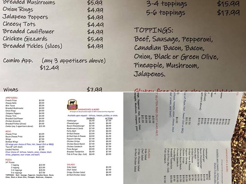 Rumorz Bar & Grill Menu