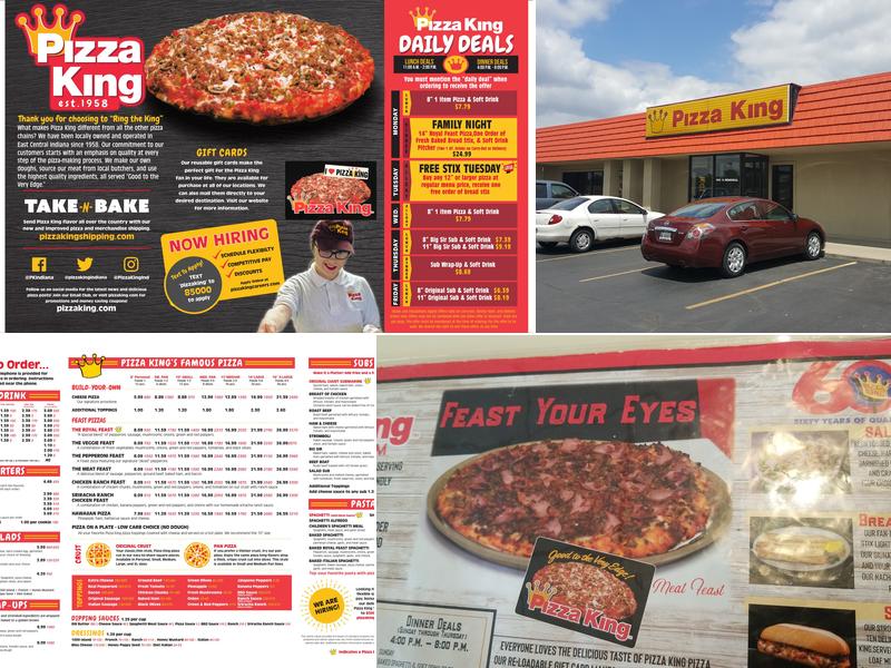 Pizza King Menu