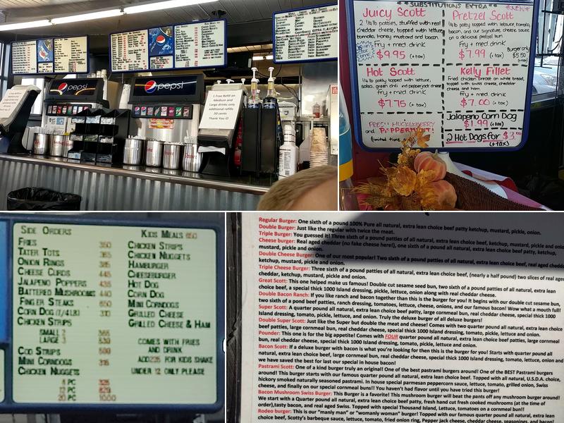 Scotty's Drive In Menu