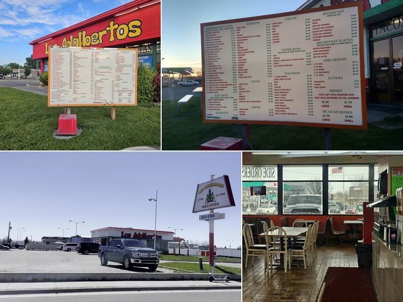 Los Adalbertos Menu