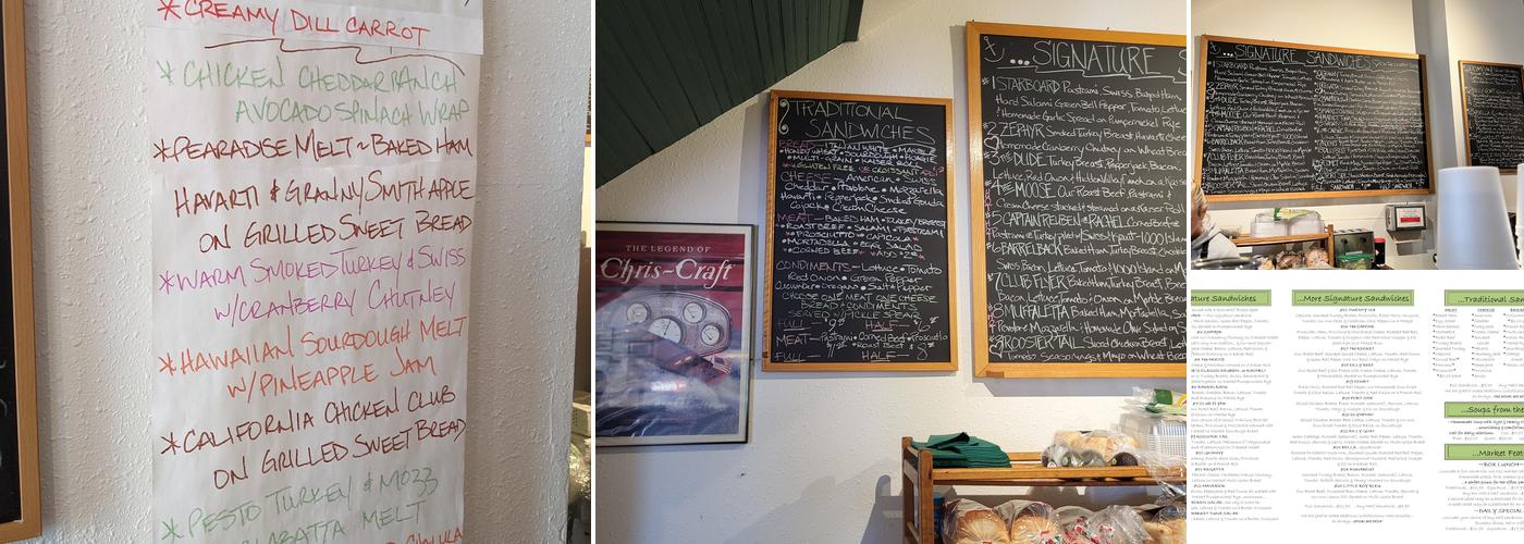 Starboard Market Menu