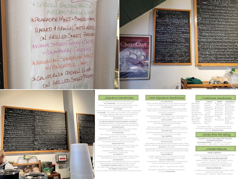 Starboard Market Menu