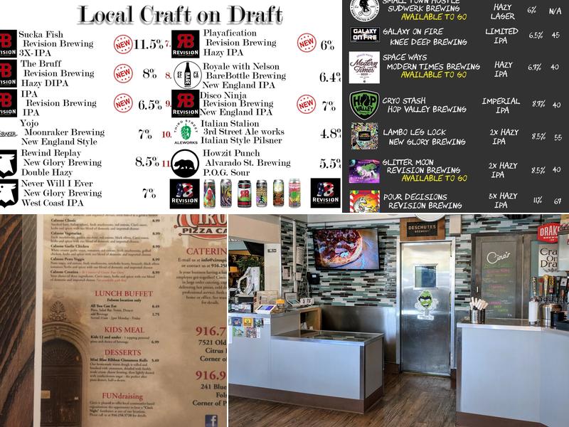 Ciro's Pizza Cafe Menu