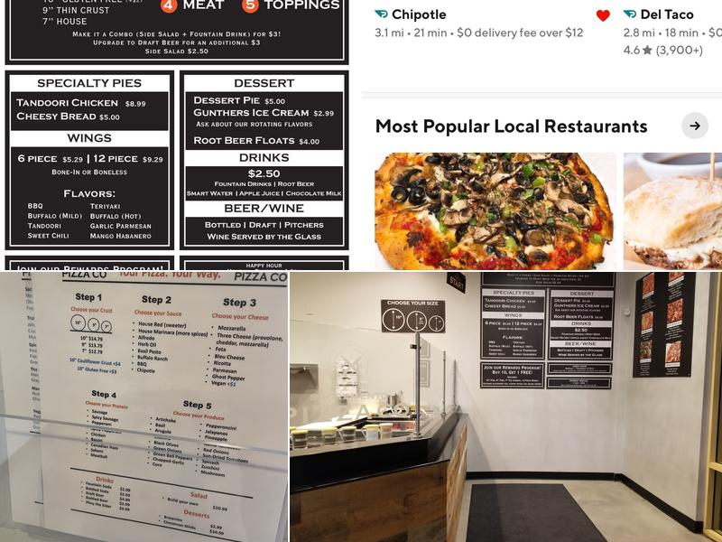 Sacramento Pizza Company Menu