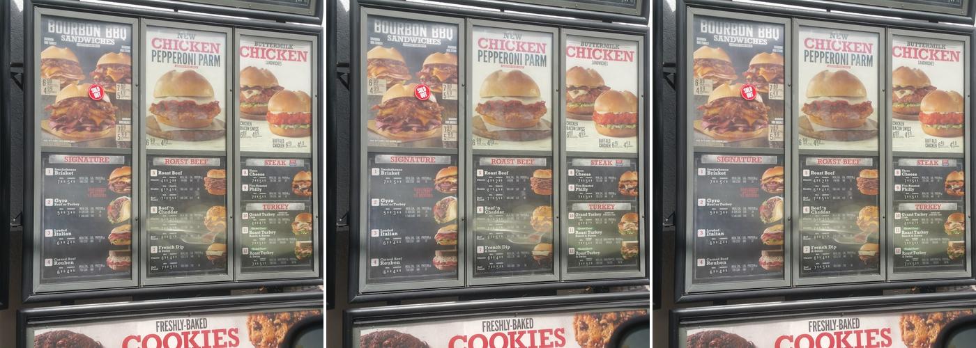 Arby's Menu