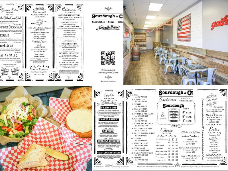 Sourdough & Co. - Auburn Menu