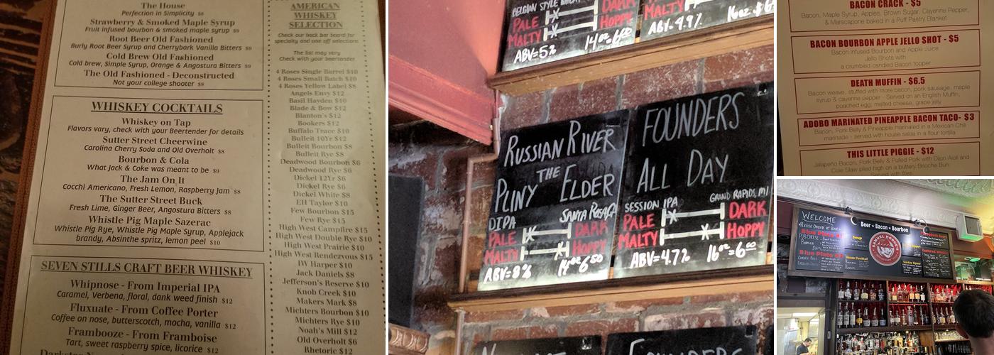 Samuel Horne's Tavern Menu