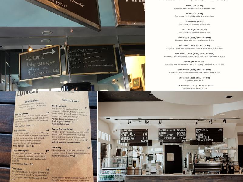 Bloom Coffee & Kitchen Menu