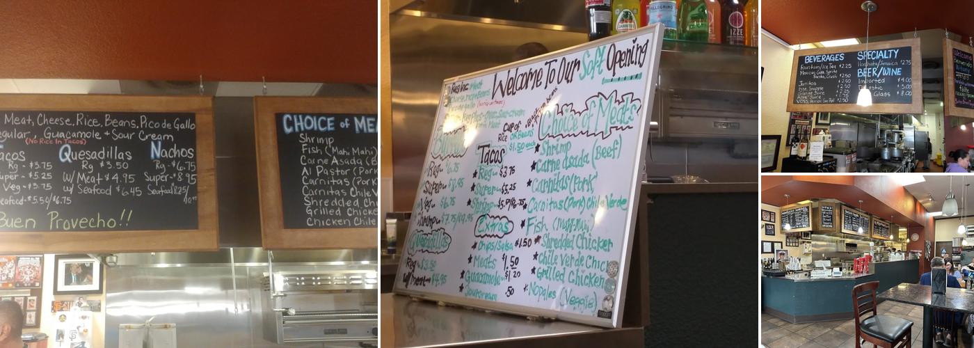 Sutter Street Taqueria Menu