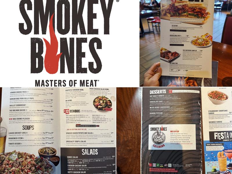 Smokey Bones Fort Wayne Menu