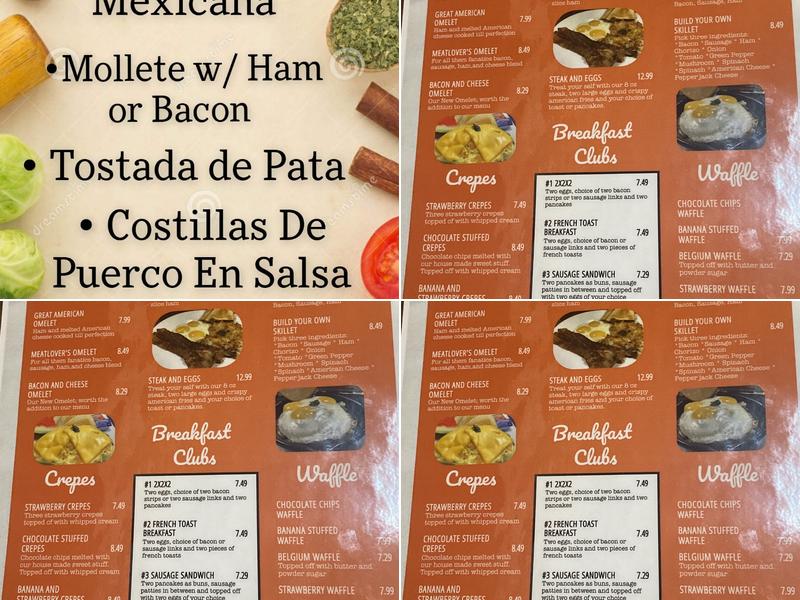 Rinconcito Menu