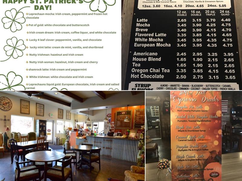 The Java Station Menu