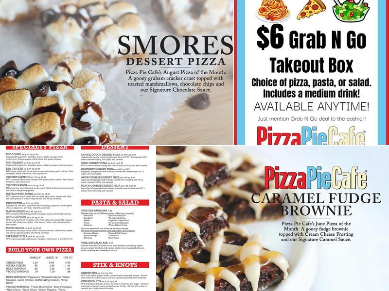 Pizza Pie Cafe Twin Falls Menu