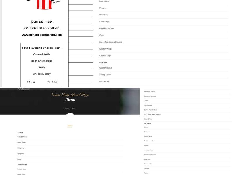 Emma's | Cafe & Market Menu