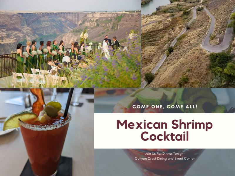 Canyon Crest Event Center Menu