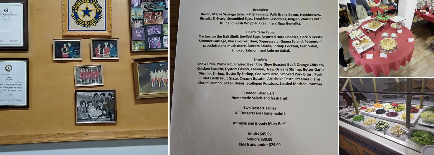 The Snug Bar & Grill Menu