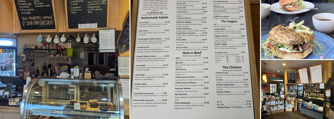 Baked & Brewed Café Menu