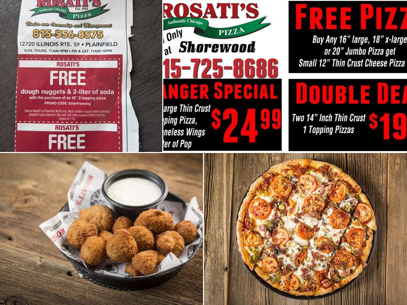 Rosati's Pizza Menu