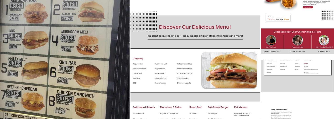 Rax Menu