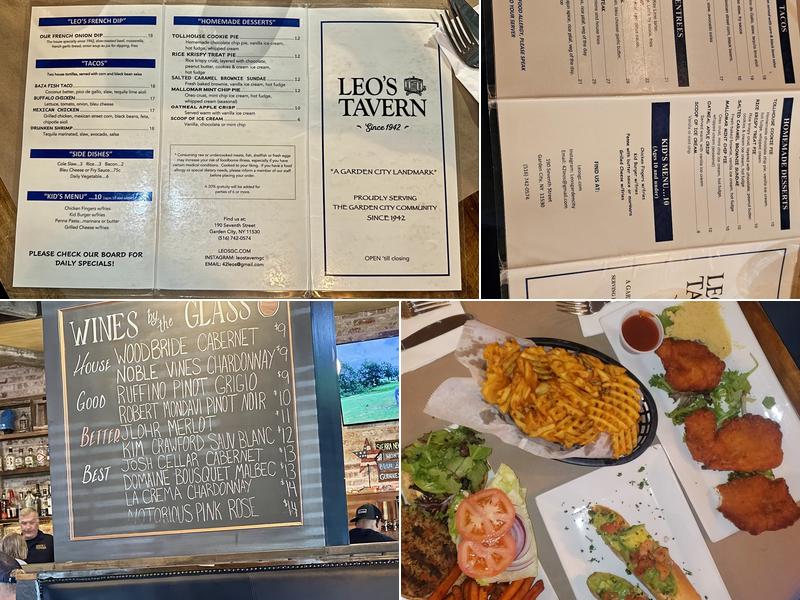 Leo's Tavern Menu