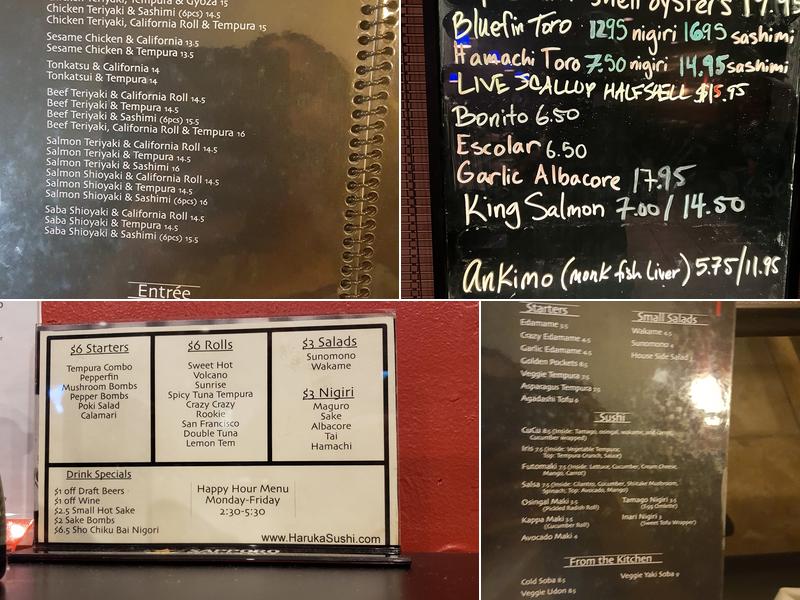 Hazumi Sushi Bar Menu