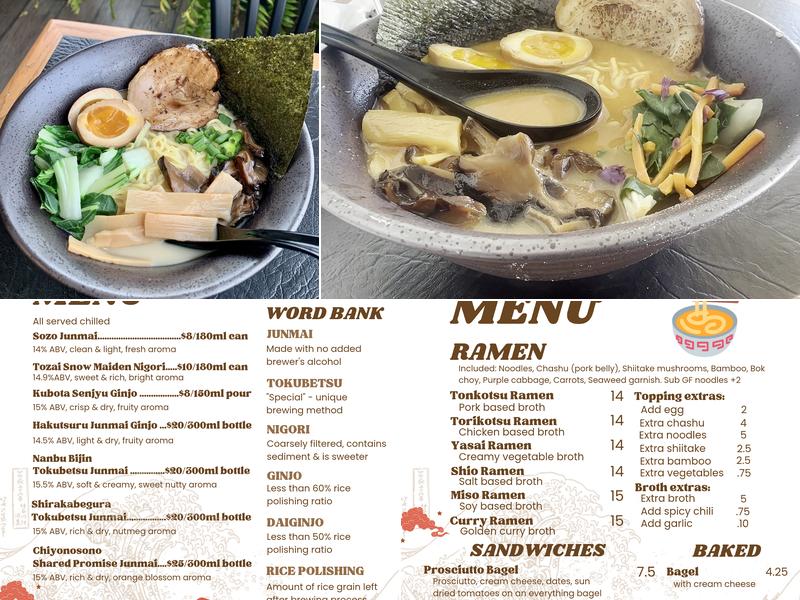 Three Crowns Coffee Menu