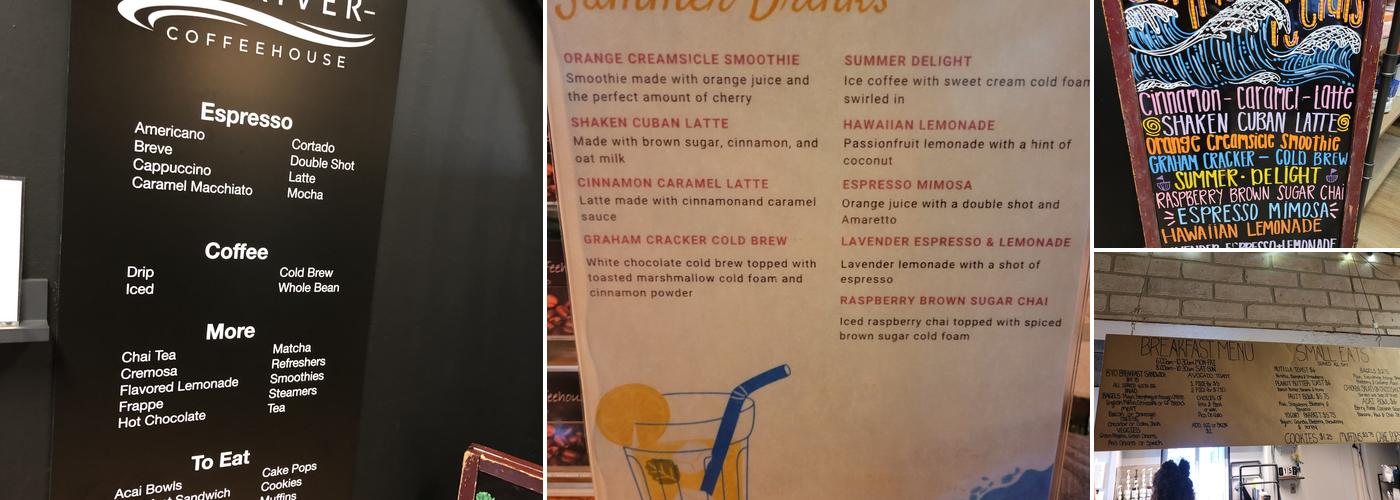 The River Coffeehouse Menu