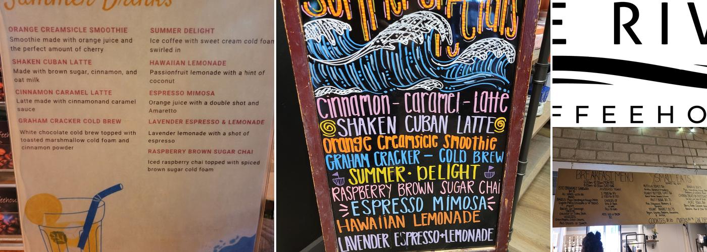 The River Coffeehouse Menu