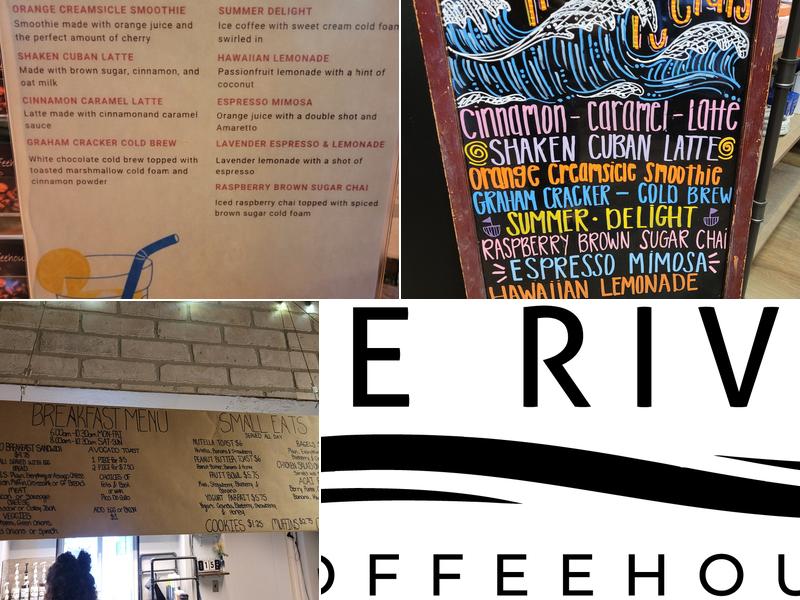 The River Coffeehouse Menu