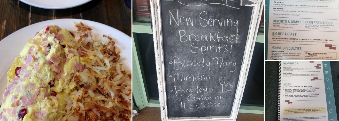 Gina's Teardrop Cafe Menu